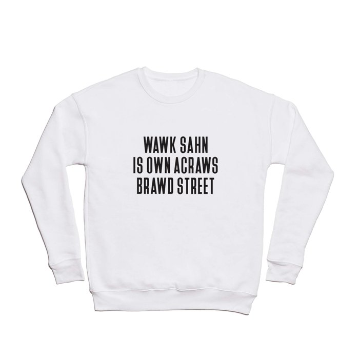 Wawk Sahn (Black) Crewneck Sweatshirt
