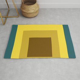 color square 14 Area & Throw Rug