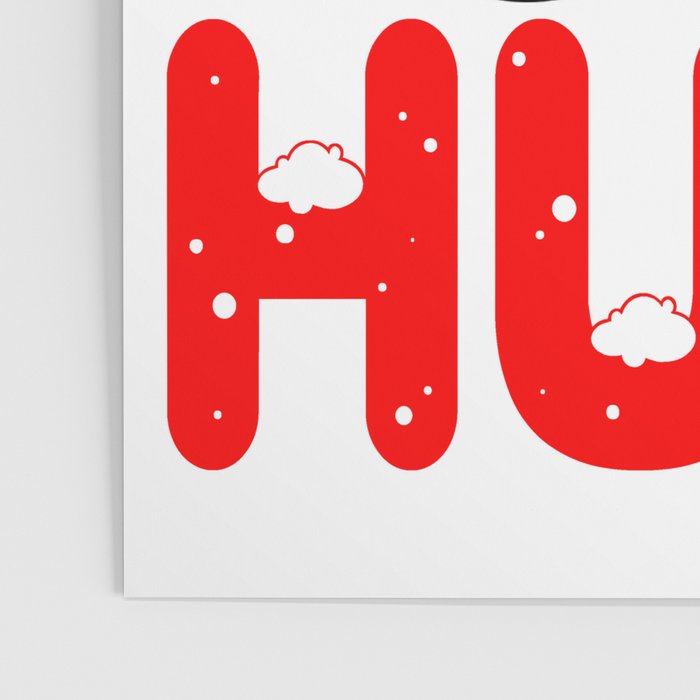Hung - Funny Christmas Stocking Pun Poster by Jacob Zelazny