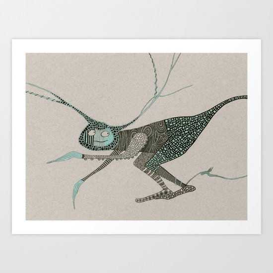 lizard Art Print