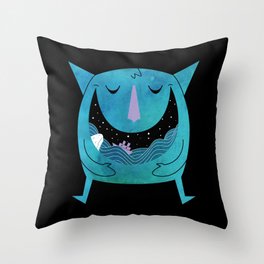 Swallowed By The Sea Throw Pillow
