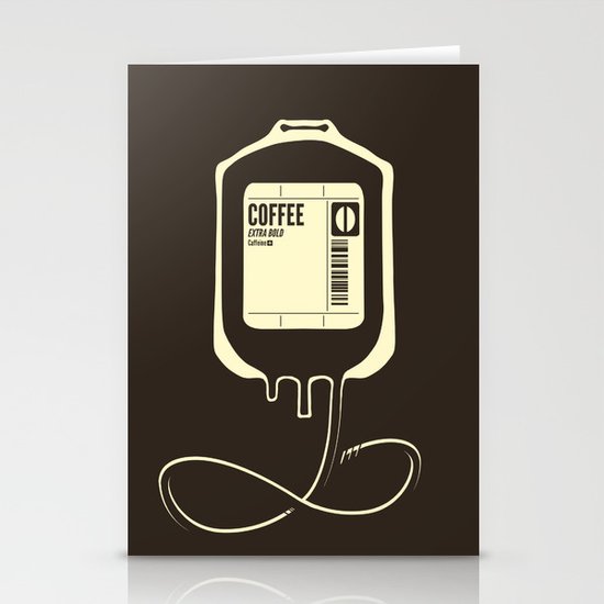 Coffee Transfusion Stationery Cards