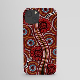 Authentic Aboriginal Art - Untitled iPhone Case