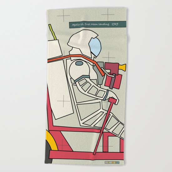 Astronaut 1969 Beach Towel