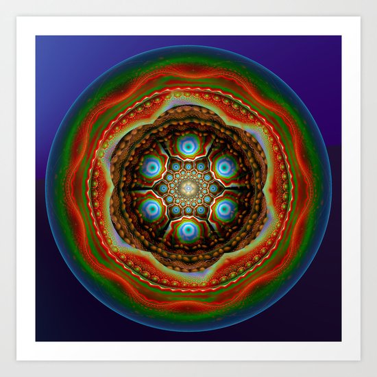 Trip to the centre Art Print
