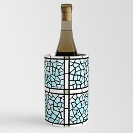 Belcher Mosaic Stained Glass Door Light Wine Chiller
