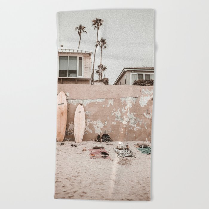 Boho Surfer Beach Beach Towel