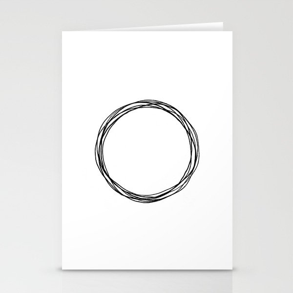 Time is a circle. Stationery Cards
