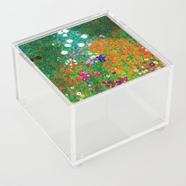 Gustav Klimt - Flower Garden Acrylic Box