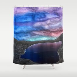 Nebula's Arrival by Hafez Feili Shower Curtain