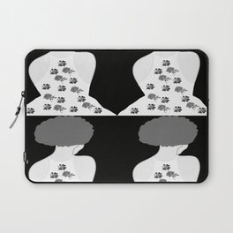 Woman At The Meadow Vintage Dark Style Pattern 30 Laptop Sleeve