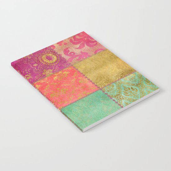 Royal Patchwork Notebook