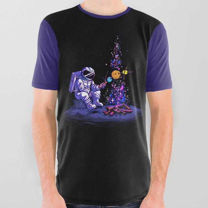 Moon Camping All Over Graphic Tee