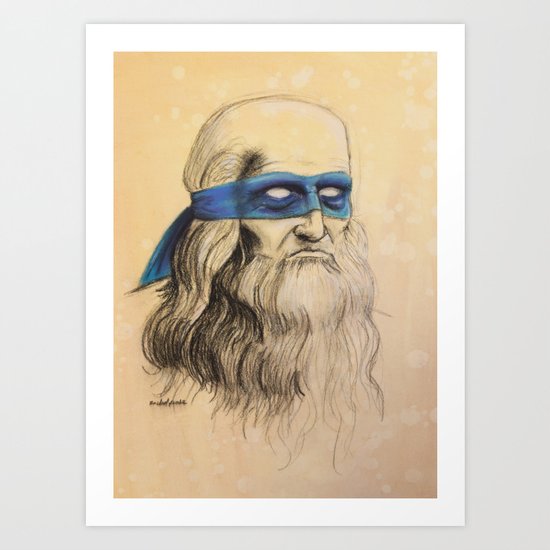 Leo TMNT Art Print