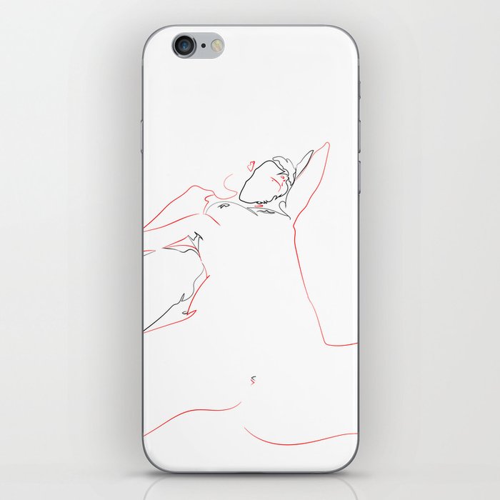 Submissive woman iPhone Skin