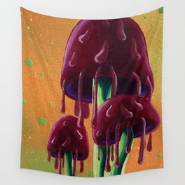 "Melty Mushrooms" Wall Tapestry