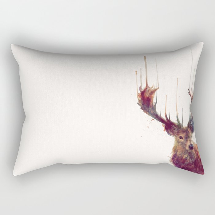 Red Deer // Stag Rectangular Pillow