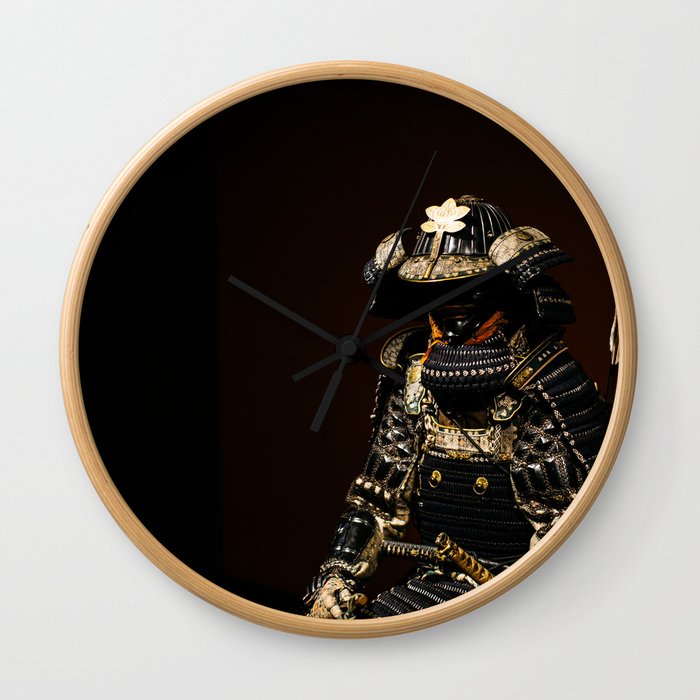 Samurai Armor Wall Clock