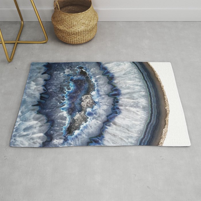Cold Ice Agate Rug
