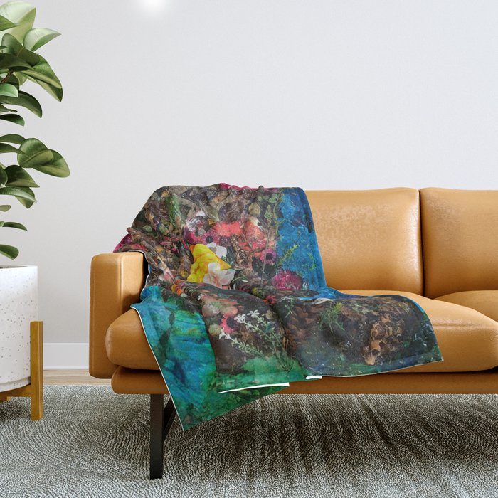 A Portrait of Mother Nature Throw Blanket