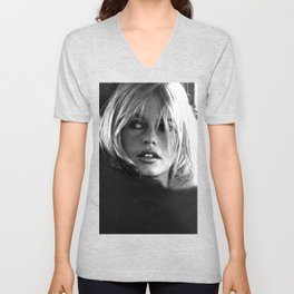 Brigitte Bardot V Neck T Shirt