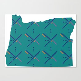PDX Carpet Portland Oregon Canvas Print