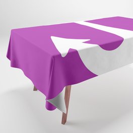 Anchor (White & Purple) Tablecloth