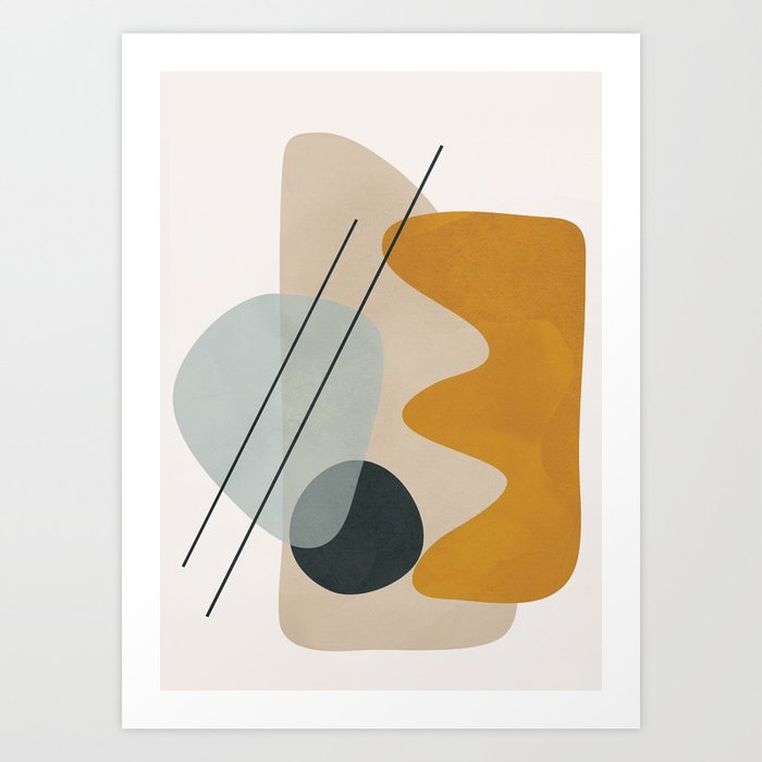 Abstract Shapes No.27 Art Print