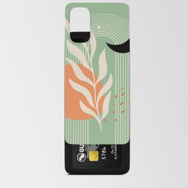 Sage Mid Centuy Abstract Android Card Case