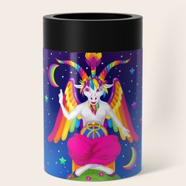 1997 Neon Rainbow Baphomet Can Cooler