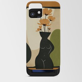 Modern Abstract Woman Body Vase 5 iPhone Card Case