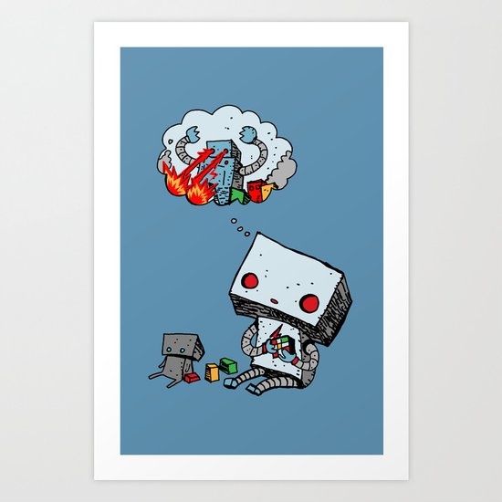 A Dream About the Future Art Print