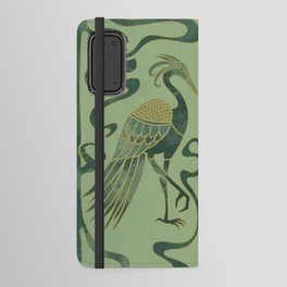 Art Nouveau Crane  Android Wallet Case
