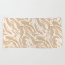 Luxury Soft Gold Satin Texture Beach Towel