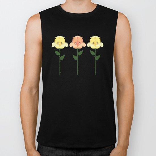 Kawaii Rose Friends Biker Tank