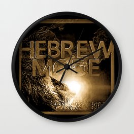 Hebrew Mode - On 01-04 Wall Clock