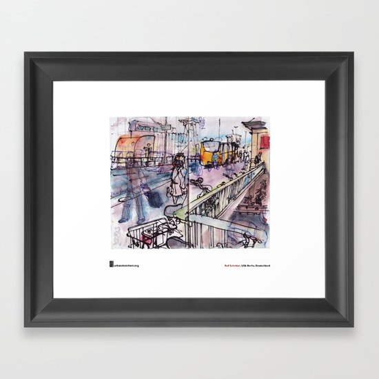 Rolf Schröter, "Wschschrrrrh" Framed Art Print