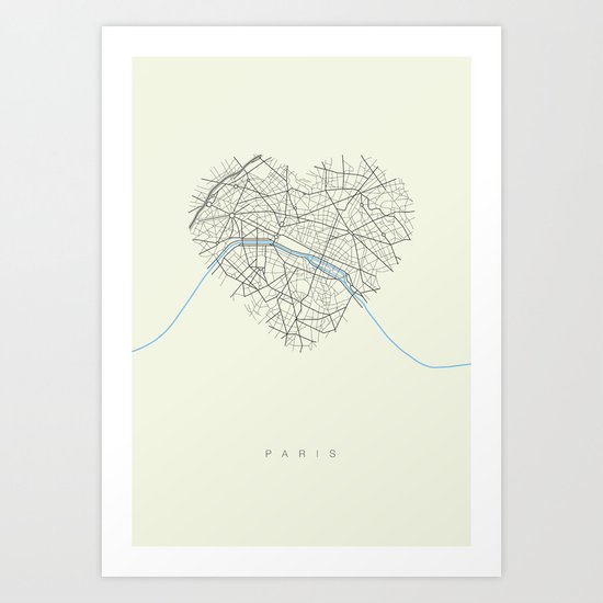 Streets of Paris Art Print