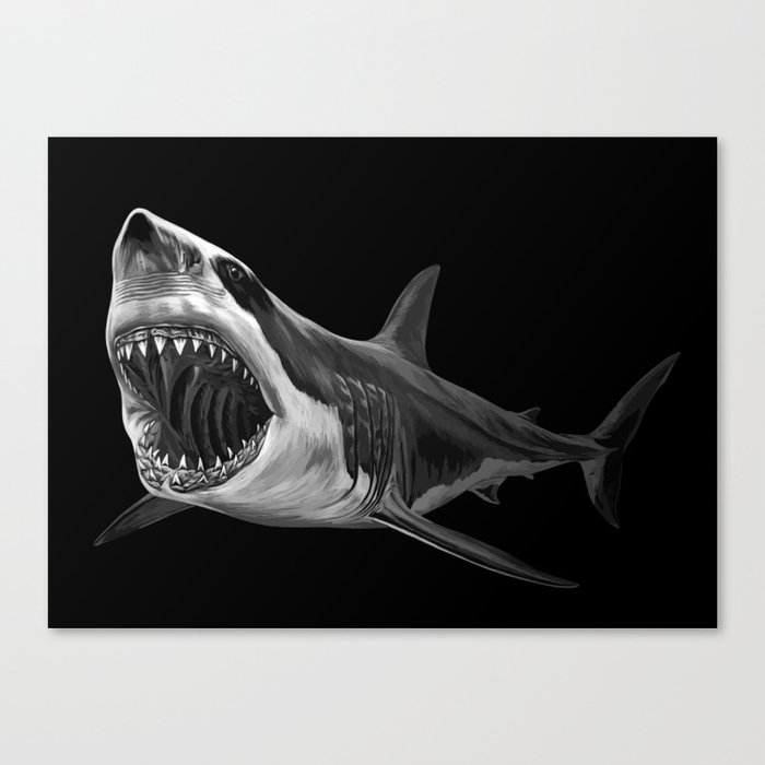 Great White Shark Canvas Print