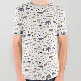 African animal pattern All Over Graphic Tee