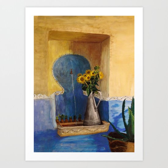 SUNFLOWERS Art Print