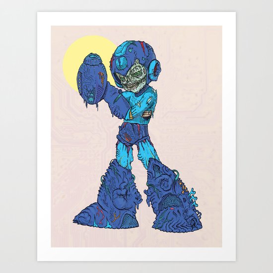 Mega Undead Art Print