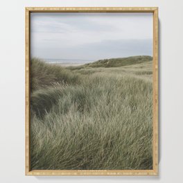 Dune grass | Dutch nature photography print | Bergen aan Zee Holland | Nature wall art Art print Serving Tray