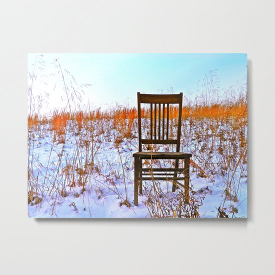 Winter Can Be Lonely Metal Print