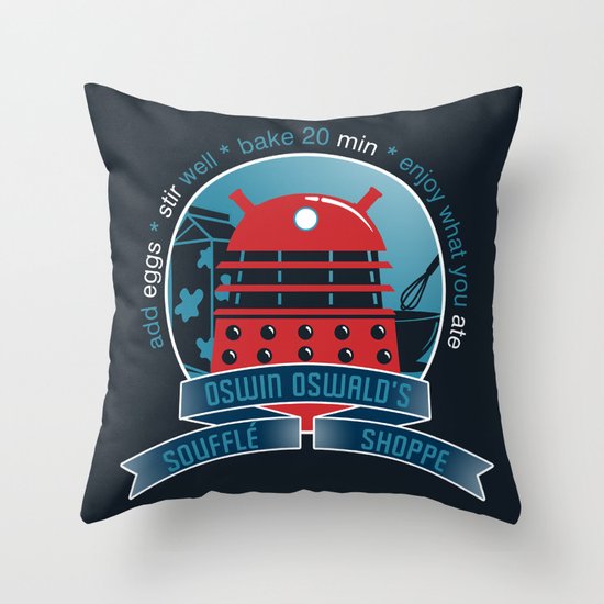 Eggs. Stir. Min. Ate. Throw Pillow