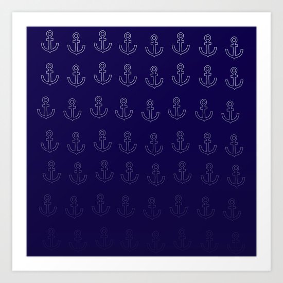 Anchors Aweigh! Art Print