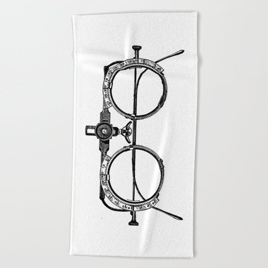 Glasses Beach Towel