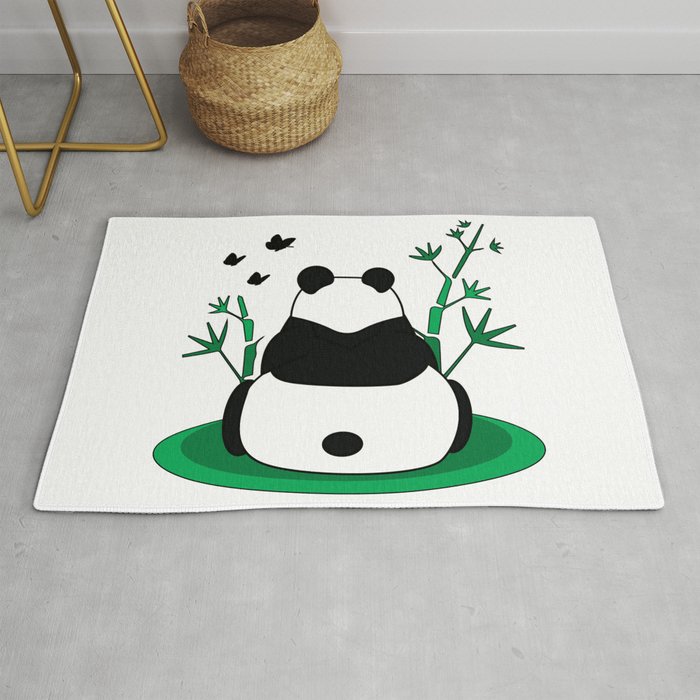 Peaceful Panda Rug