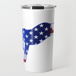 Democrat Donkey Flag Travel Mug
