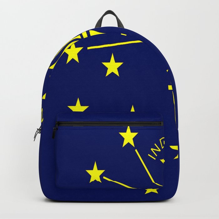 flag indiana,midwest,america,usa,carmel, Hoosier,Indianapolis,Fort Wayne,Evansville,South Bend Backpack